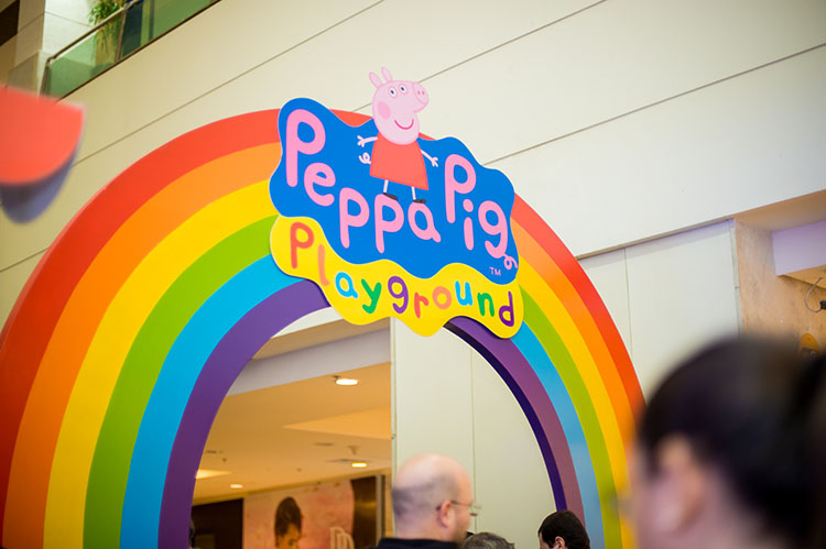 Peppa Pig no Recreio Shopping