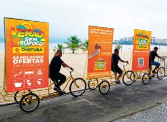 Chatuba lança campanha Verão sem sufoco na praia da Barra