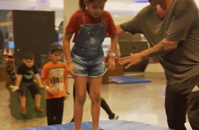 Parkour e aulas de tênis de mesa no Recreio Shopping