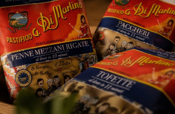 Massas assinadas por Dolce & Gabbana chegam à rede de Supermercados Guanabara